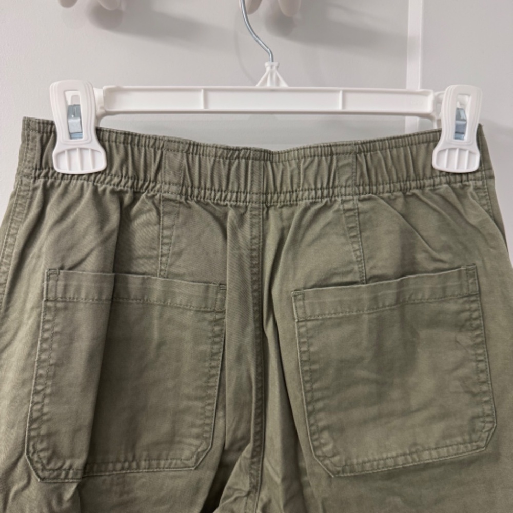 Abercrombie High Rise Cargo Pants Olive Green Khaki 25/0 - Picture 8 of 8